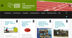 Desktop Screenshot of clubdeportivogsd.com